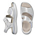 Chaussures de confort Helvesko : mod�le Birka, argent/blanc Image 2