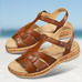 Chaussures de confort Helvesko : modle Sandy, marron