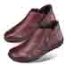 Chaussures de confort Helvesko : modle Loja, bordeaux