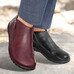 Chaussures de confort Helvesko : mod�le Loja, bordeaux Image 3