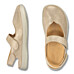 Chaussures de confort Helvesko : mod�le Ani, coloris or/beige Image 2