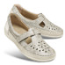 Chaussures de confort Helvesko : modle Laurina, beige