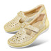 Chaussures de confort Helvesko : modle Laurina, jaune