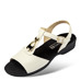 Chaussure confort Helvesko : WALA, blanc (cuir nappa)