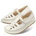Chaussure confort Helvesko : ISOBEL, blanc (cuir nappa)