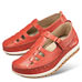 Chaussure confort Helvesko : ISOBEL, corail (cuir nappa)