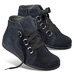 Chaussure confort Helvesko : ELARA, bleu fonc