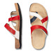 Chaussures de confort Helvesko : modle Beja, rouge/blanc Image 2