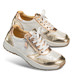 Chaussures de confort Helvesko : modle Nizza, coloris or/perle