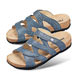 Chaussures de confort Helvesko : modle Lixa, bleu