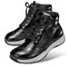 Chaussure confort Helvesko : ANDORA, noir (cuir vernis)