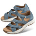 Chaussures de confort Helvesko : modle Cadima, bleu