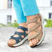 Sandales de confort Helvesko : modle Cadima