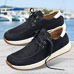 Chaussures de confort Helvesko : modle Casano, bleu fonc