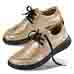 Chaussures de confort Helvesko : modle Orea, beige/coloris or