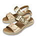 Chaussures de confort Helvesko : mod�le Geza, coloris or