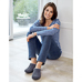Chaussures de confort LadySko : modle Roswitha, bleu Image 3