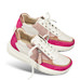 Chaussures de confort Helvesko : modle Silka, blanc/rose