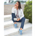 Chaussures de confort Helvesko : modle Suzette, bleu Image 3