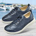 Chaussures de confort Helvesko : modle Milna, bleu