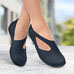 Chaussures de confort Helvesko : modle Philine, bleu fonc Image 3