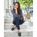 Chaussures de confort Helvesko : modle Becky, bleu fonc Image 3