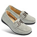 Chaussures de confort Helvesko : modle Constance, gris clair