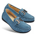 Chaussures de confort Helvesko : modle Constance, bleu