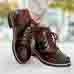 Chaussures de confort Helvesko : modle Darleen, marron fonc Image 3