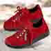 Chaussures de confort Helvesko : modle Donta, rouge
