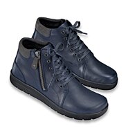 Chaussures de confort Helvesko : mod�le Sula, bleu fonc�