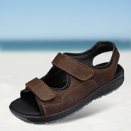 Chaussures de confort Helvesko : modle Nikolai Yak, marron fonc