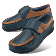 Chaussures de confort dansko : modèle Vario Elk, bleu/marron