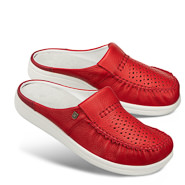 Chaussures de confort dansko : modle Alex Air Elk, rouge