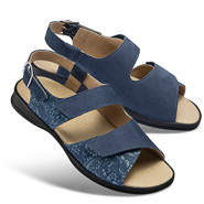 Chaussures de confort LadySko : modèle Saphira, bleu