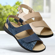 Sandales de confort LadySko : modèle Saphira