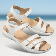 Chaussures de confort Helvesko : modle Kirstin, blanc