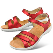 Chaussure confort Helvesko : KIRSTIN, rouge