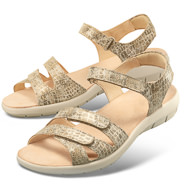 Chaussure confort Helvesko : KIRSTIN, coloris or