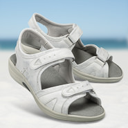 Chaussures de confort Helvesko : modle Sabrina, gris glacier