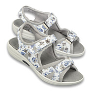 Chaussures de confort Helvesko : mod�le Sabrina, blanc multi