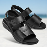Chaussure confort Helvesko : TRIXI, noir