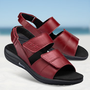 Chaussure confort Helvesko : TRIXI, rouge