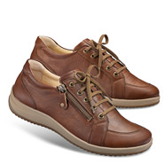 Chaussure confort Helvesko : VERENA, marron (cuir nappa)