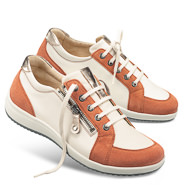 Chaussure confort Helvesko : VERENA, rouille/beige