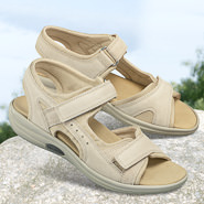 Chaussures de confort Helvesko : modle Bay, beige
