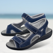 Chaussures de confort Helvesko : modèle Bay, bleu
