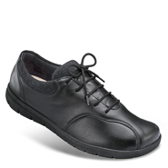 Chaussures de confort Helvesko : modèle Mandy, noir