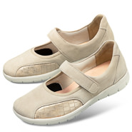 Chaussures de confort Helvesko : modle Bettina, beige