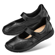 Chaussures de confort Helvesko : modle Bettina, noir